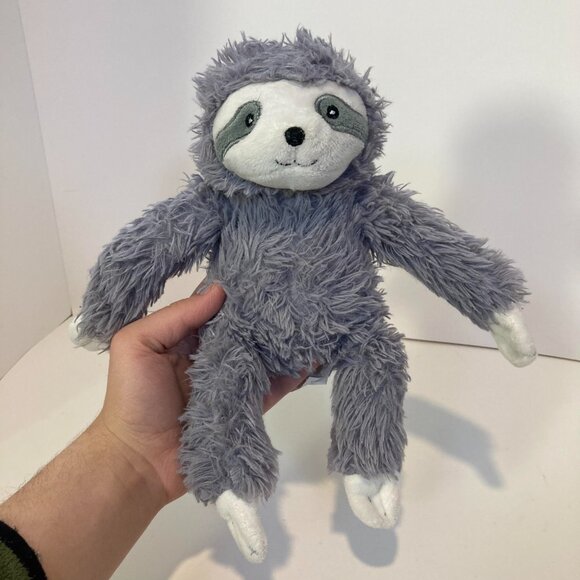 Kellytoy Gray Sloth Plush Stuffed Animal Rattle Toy 11" Baby Soft 2018 - Picture 8 of 9